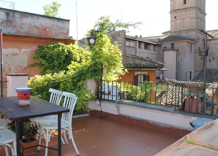 Casa Greco - Attico Con Terrazza, Trastevere Rom, Italien
