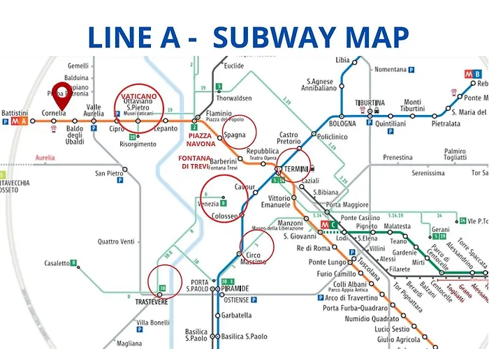 Casa Sofia, A 4 Fermate Metro Dal Vaticano Rzym, Włochy
