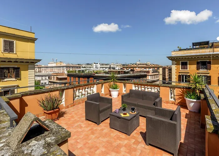 Rooftop St. Peter Rome, Italië